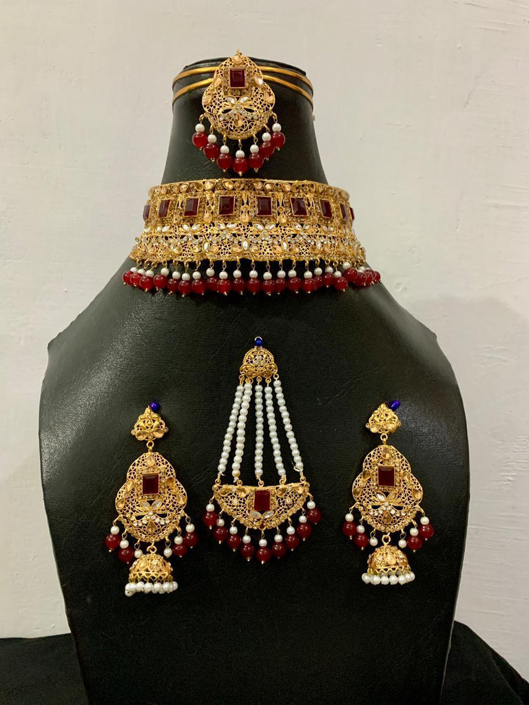 Bridal Gold Plated Kundan Set