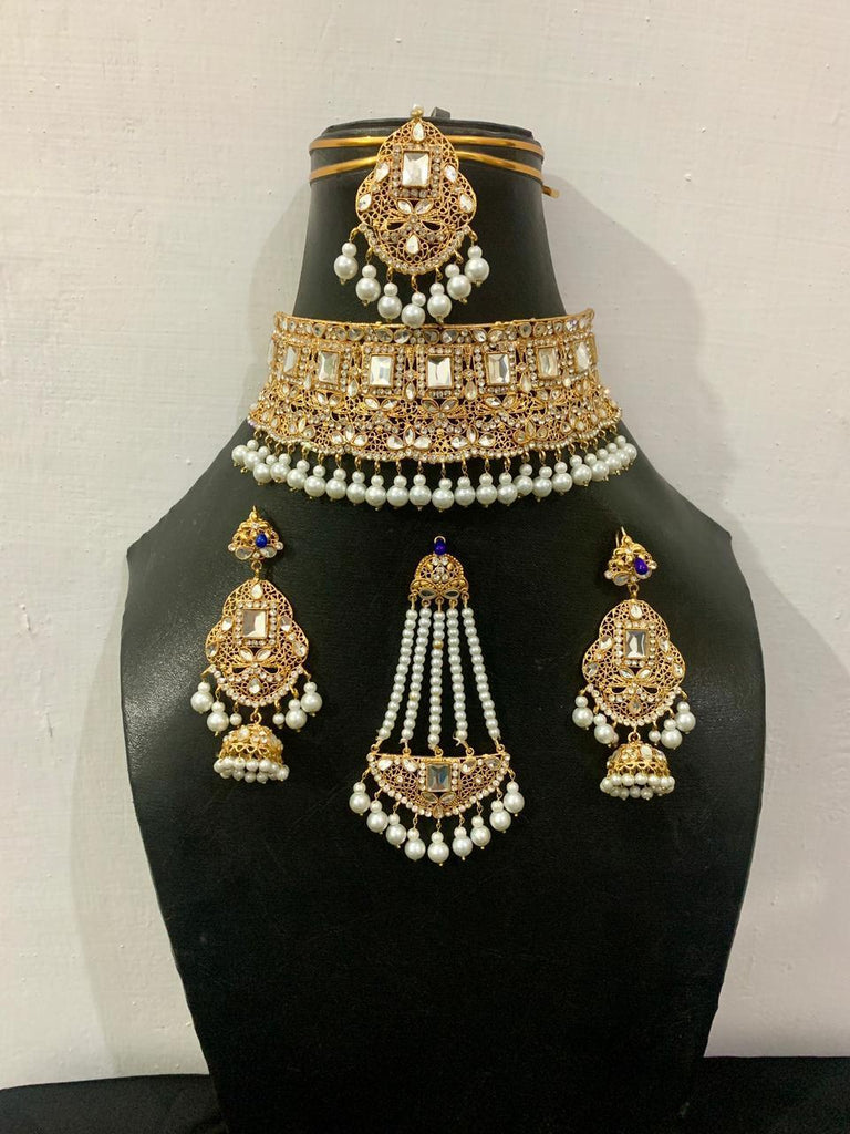 Bridal Gold Plated Kundan Set