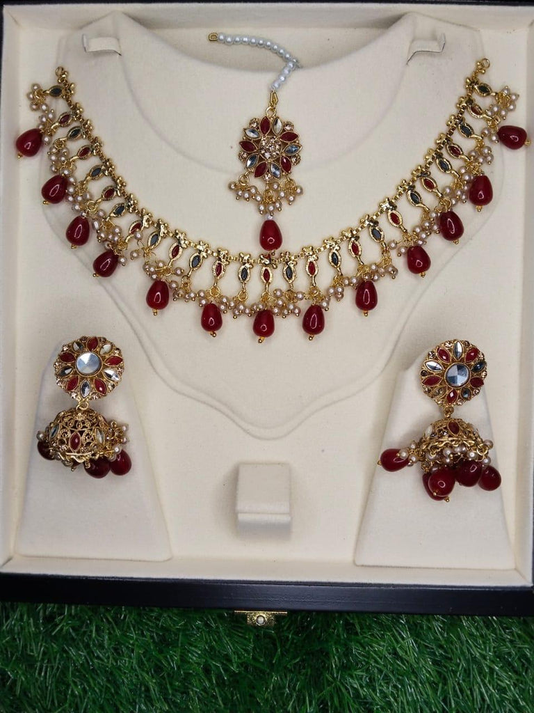 Bridal Gold Plated Kundan Set