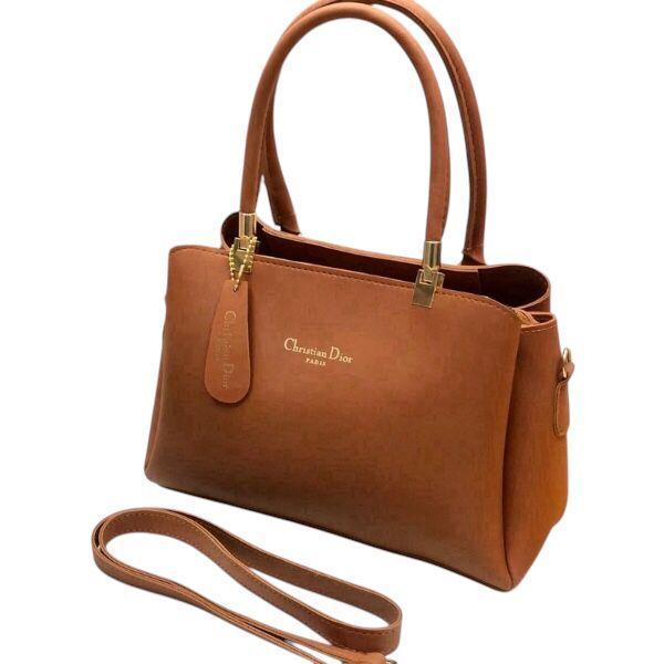 Plain Leather  Hand Bag